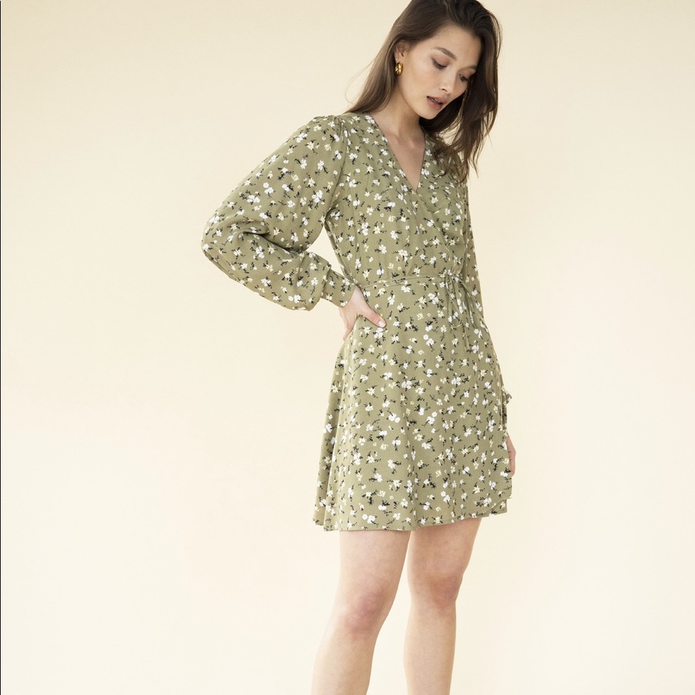 Sisterhood Lisette Dress in Sage Floral